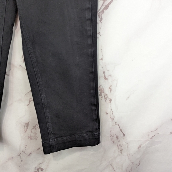 Everlane Pant The Straight Leg Crop Washed Black High Rise Stretch Ankle NEW - Picture 6 of 14
